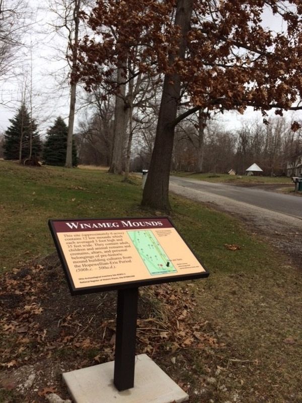 Winameg Mounds Marker image. Click for full size.