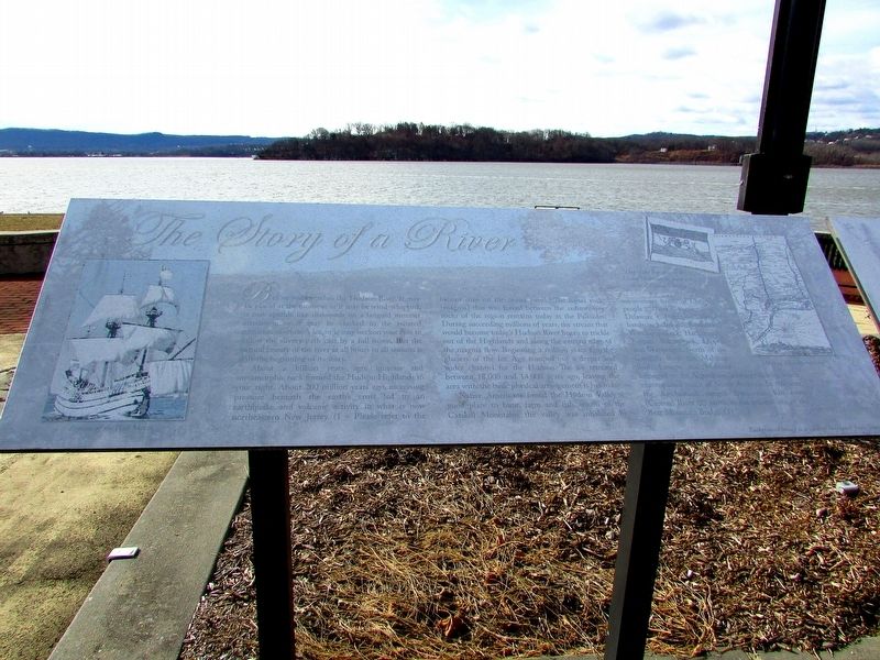 The Story of a River Marker (Left Panel) image. Click for full size.