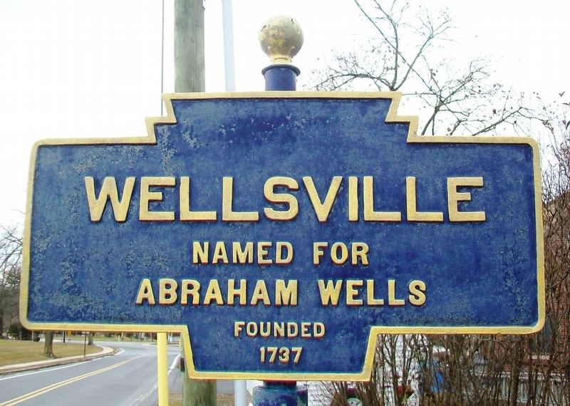 Wellsville Marker image. Click for full size.