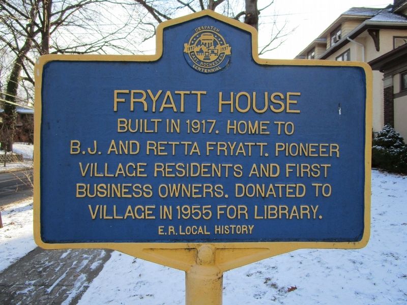 Fryatt House Marker image. Click for full size.