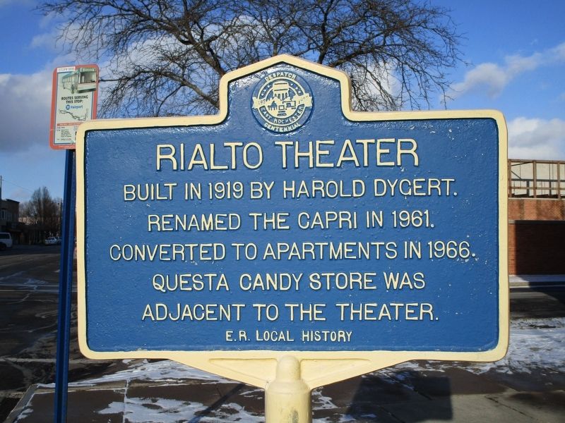 Rialto Theater Marker image. Click for full size.