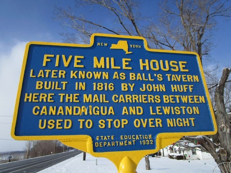 Five Mile House Marker image. Click for full size.