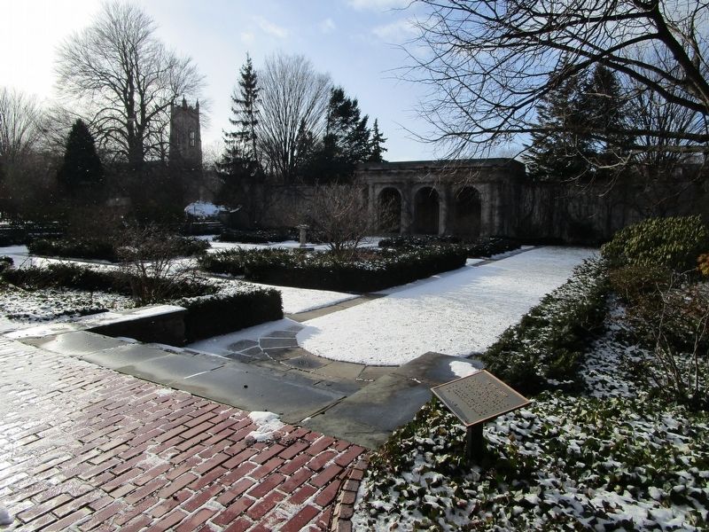 The West Garden and Marker. Click for full size. The West Garden and Marker image. Click for full size.