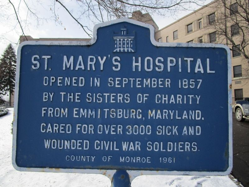 St. Mary's Hospital Marker image. Click for full size.