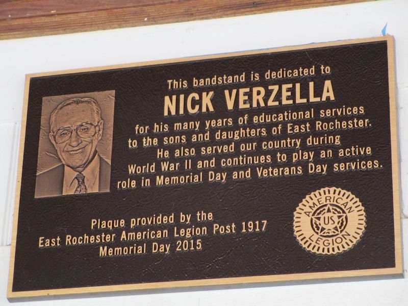 Nick Verzella Memorial. Click for full size. Nick Verzella Memorial image. Click for full size.