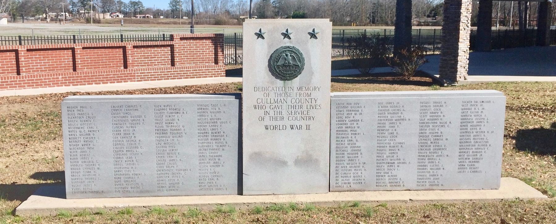 Cullman County WWII Memorial image. Click for full size.