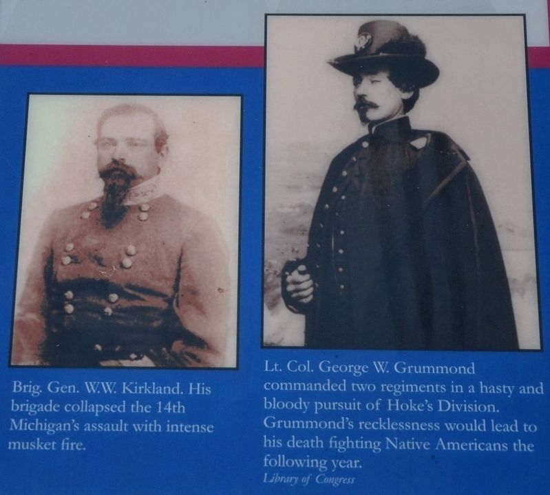 Brig. Gen. W.W. Kirkland & Lt. Col. George W. Grummond image. Click for full size.