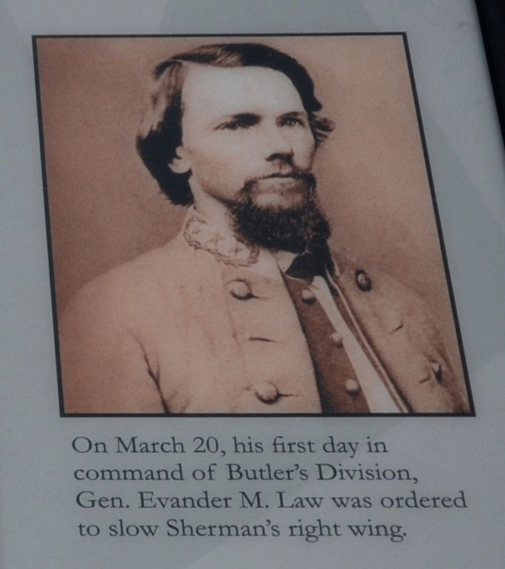Confederate General Evander M. Law image. Click for full size.