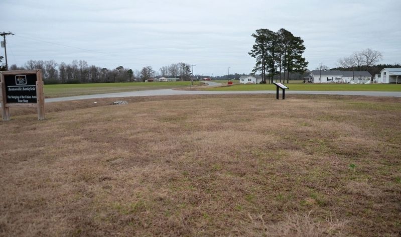 Sherman's Right Wing Arrives at Bentonville image. Click for full size.