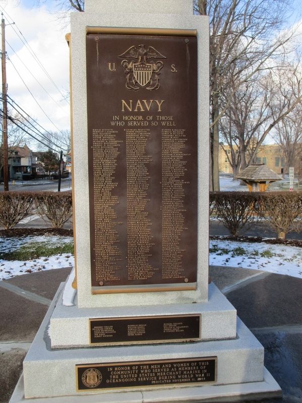 U.S. Navy. In Honor of Those Who Served So Well. image. Click for full size.