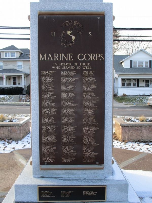 U.S. Marine Corps. In Honor of Those Who Served So Well. image. Click for full size.