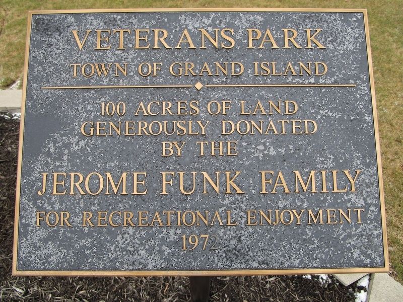 Veterans Park Marker image. Click for full size.
