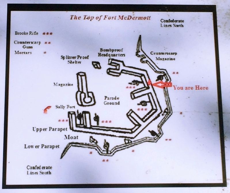 The Top of Fort McDermott image. Click for full size.