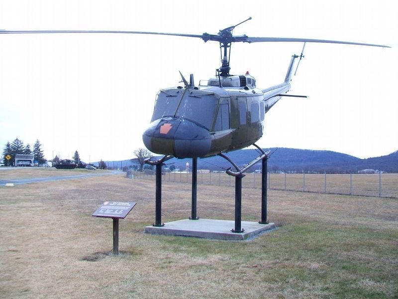 UH-1 Iroquois and Marker image. Click for full size.