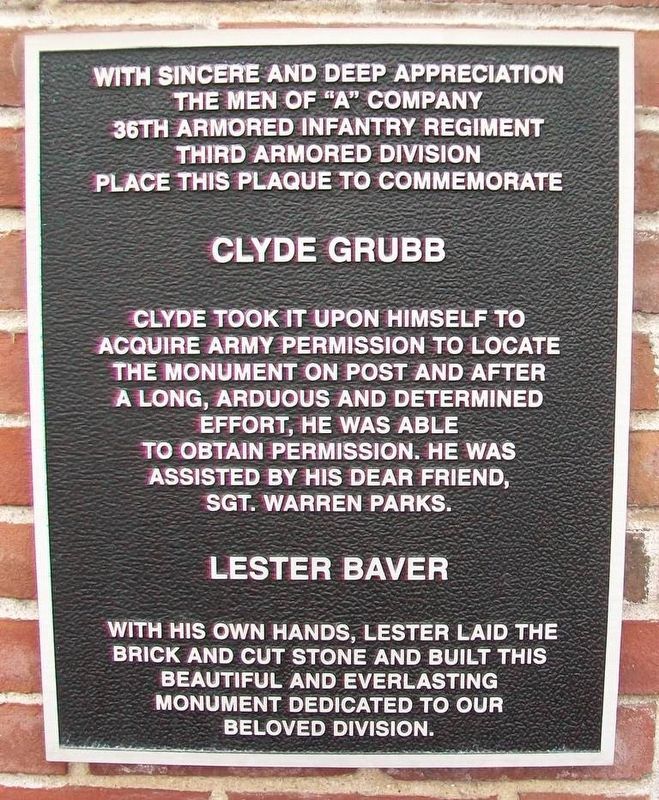 Clyde Grubb  Lester Baver Marker image. Click for full size.
