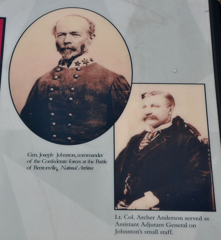 General Johnston & Colonel Anderson image. Click for full size.