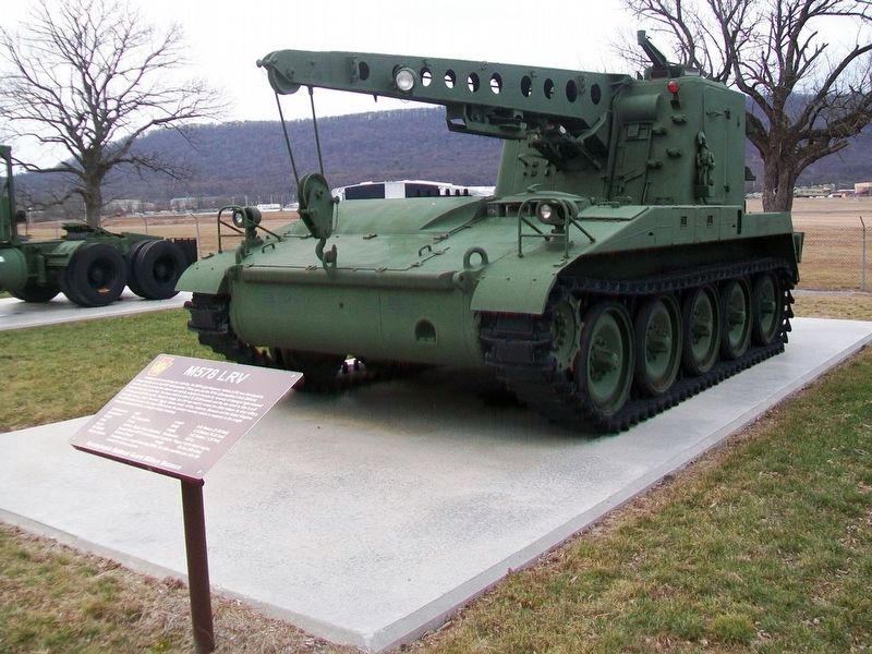 M578 LRV and Marker. Click for full size. M578 LRV and Marker image. Click for full size.