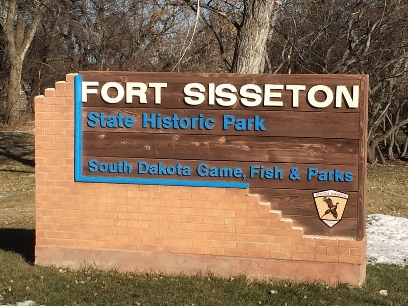 Fort Sisseton State Historic Park Sign. Click for full size. Fort Sisseton State Historic Park Sign image. Click for full size.