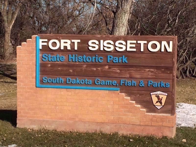 Fort Sisseton State Historic Park Sign. Click for full size. Fort Sisseton State Historic Park Sign image. Click for full size.