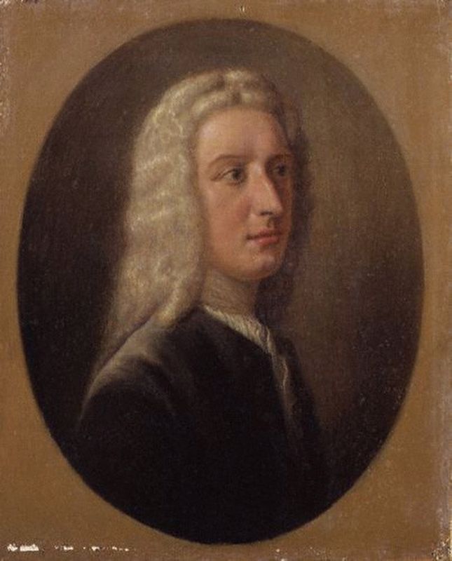 James Edward Oglethorpe portrait by Alfred Edmund Dyer. image. Click for full size.