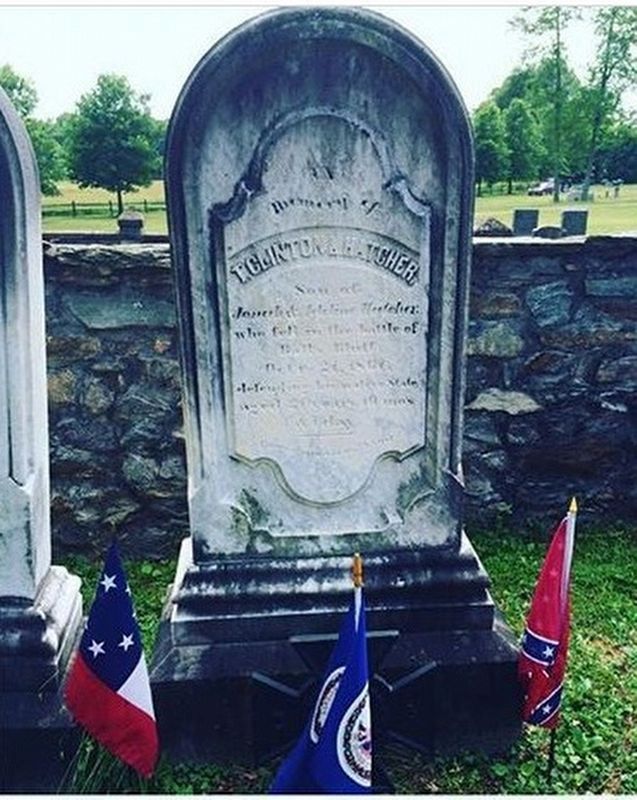 Clinton Hatcher's Grave image. Click for full size.