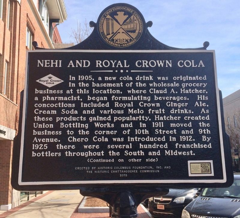 Nehi and Royal Crown Cola Marker (Side 1) image. Click for full size.
