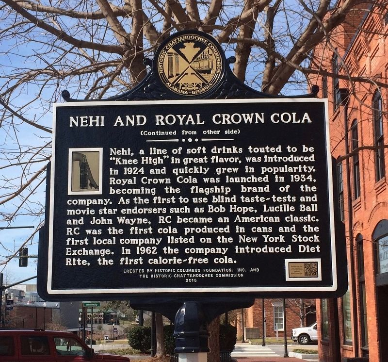 Nehi and Royal Crown Cola Marker (Side 2). Click for full size. Nehi and Royal Crown Cola Marker (Side 2) image. Click for full size.