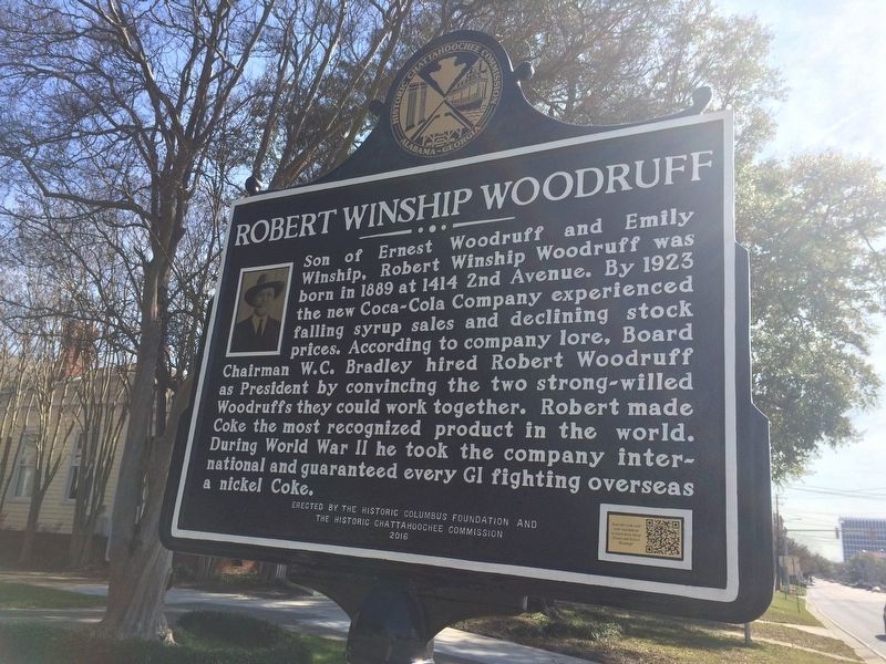 Robert Winship Woodruff Marker image. Click for full size.