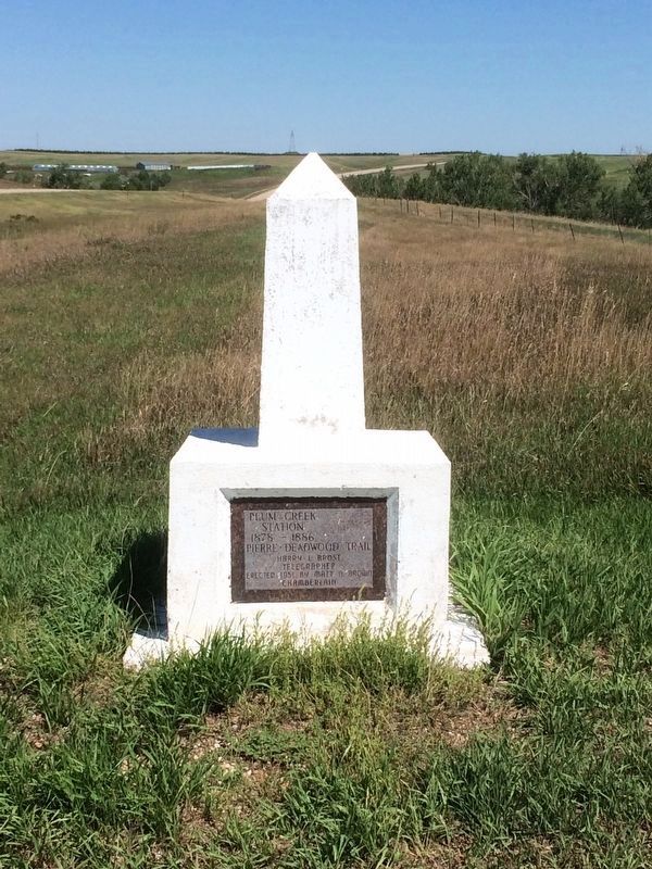 Plum Creek Station Marker. Click for full size. Plum Creek Station Marker image. Click for full size.
