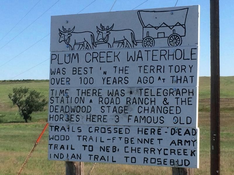 Plum Creek Waterhole. Click for full size. Plum Creek Waterhole image. Click for full size.
