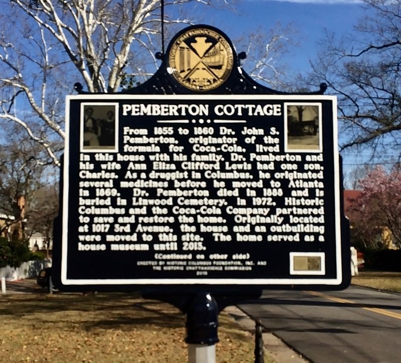 Pemberton Cottage Marker (Side 1) image. Click for full size.