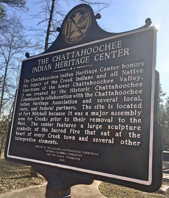 The Chattahoochee Indian Heritage Center Marker image. Click for full size.