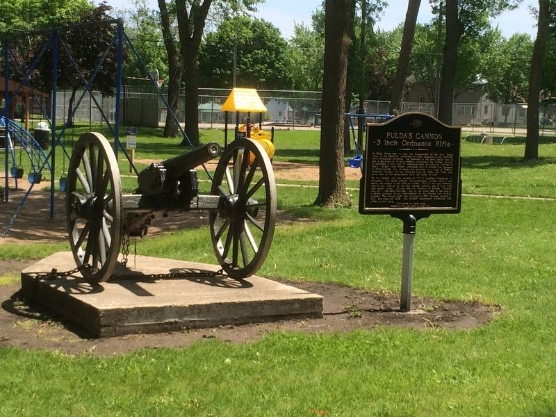 Fulda's Cannon Marker. Click for full size. Fulda's Cannon Marker image. Click for full size.