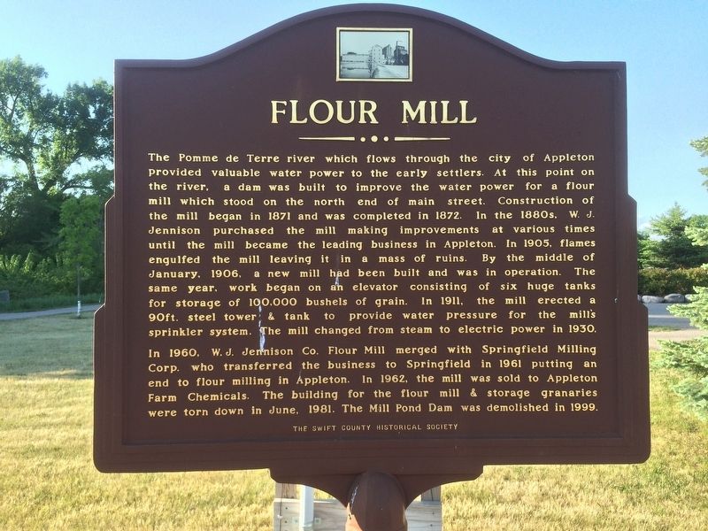 Flour Mill Marker image. Click for full size.