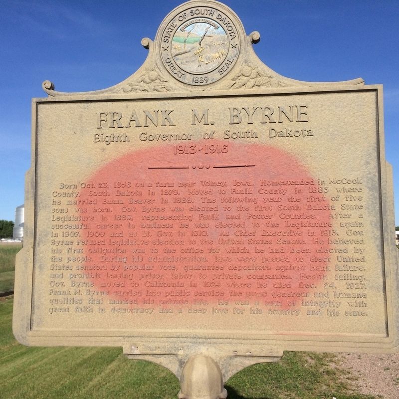 Frank M. Byrne Marker image. Click for full size.
