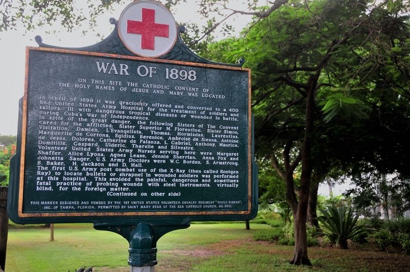 War of 1898 Marker. Click for full size. War of 1898 Marker image. Click for full size.