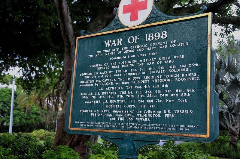 War of 1898 Marker. Click for full size. War of 1898 Marker image. Click for full size.