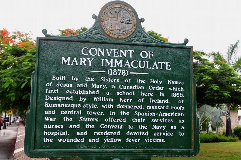 Convent Of Mary Immaculate Marker image. Click for full size.