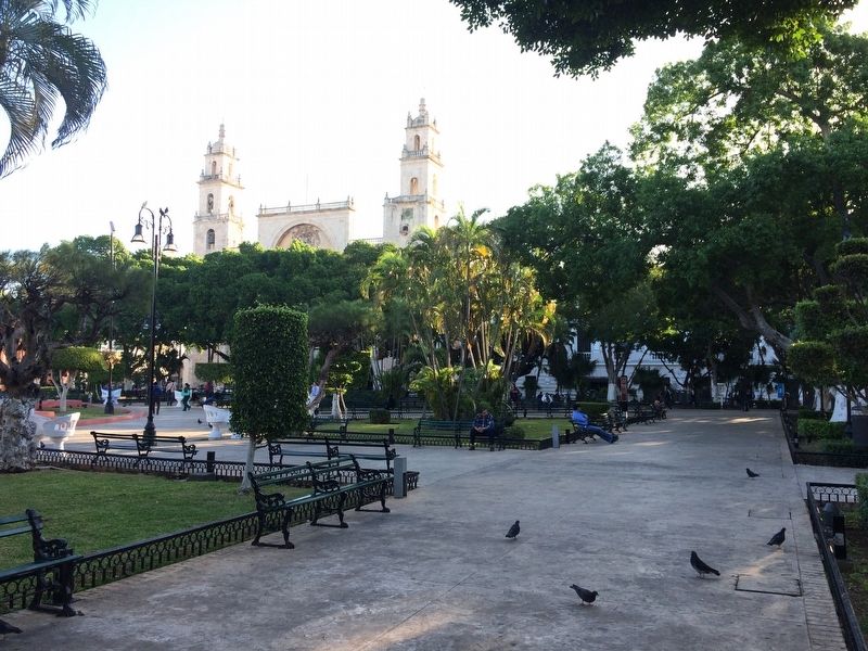 The Main Square of Merida Marker image. Click for full size.