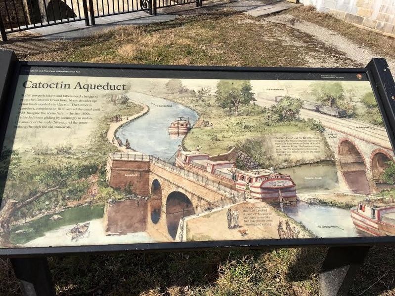 Catoctin Aqueduct Marker image. Click for full size.