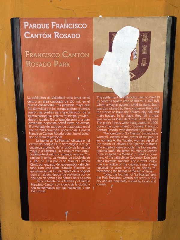 Francisco Cantn Rosado Park Marker image. Click for full size.