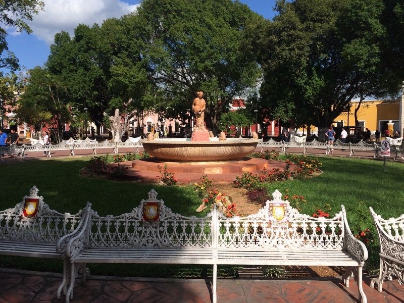 "La Mestiza" Fountain in Francisco Cantn Rosado Park image. Click for full size.