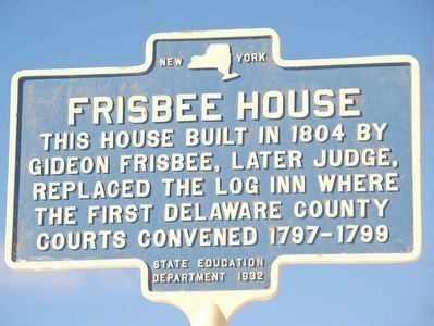 Frisbee House Marker image. Click for full size.