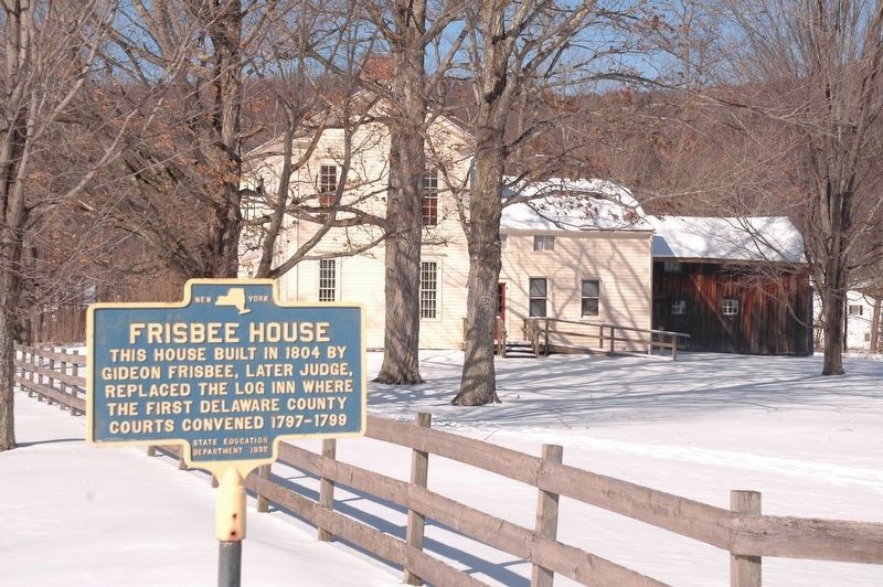 Frisbee House & Marker. Click for full size. Frisbee House & Marker image. Click for full size.