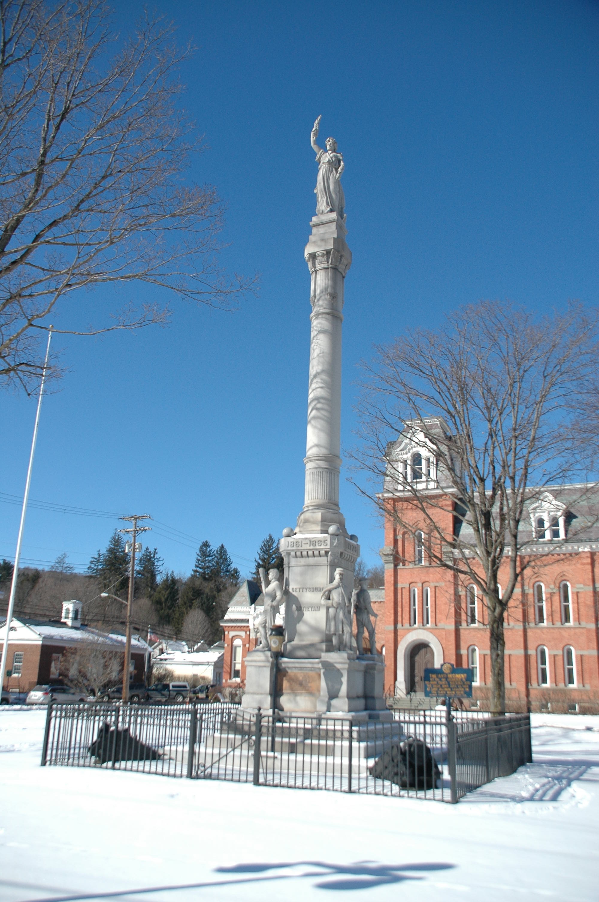 The 144th Regiment Memorial and Marker