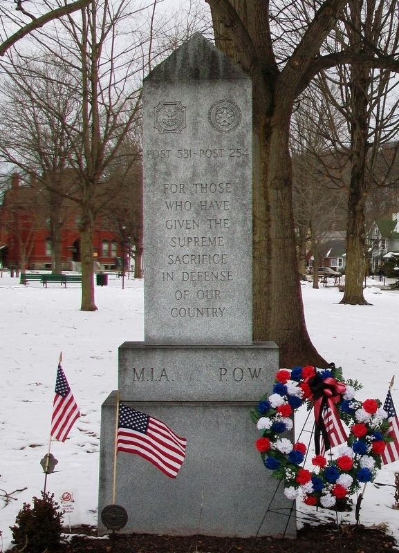 War Memorial (front) image. Click for full size.