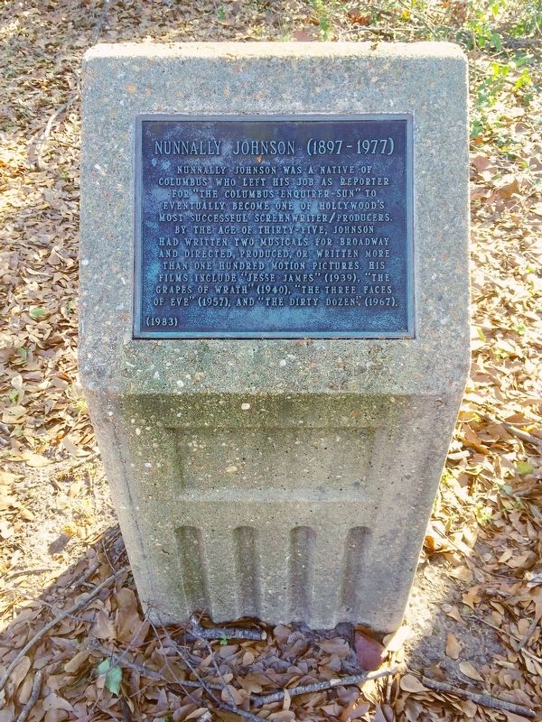 Nunnally Johnson (1897-1977) Marker image. Click for full size.