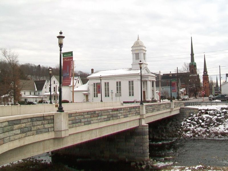 The Tallman Bridge and Marker. Click for full size. The Tallman Bridge and Marker image. Click for full size.