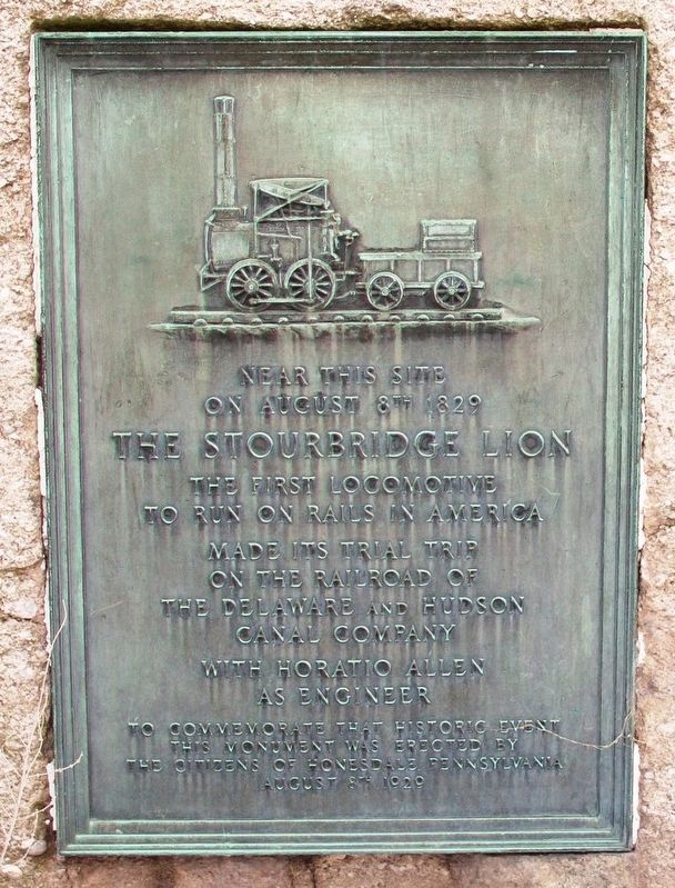 The Stourbridge Lion Marker image. Click for full size.