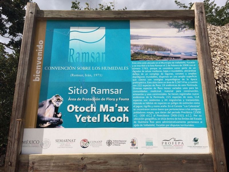 Otoch Maax Yetel Kooh Ramsar Site Marker image. Click for full size.